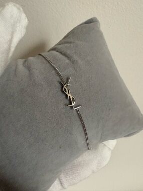 Saint Laurent Cassandre Charm Bracelet